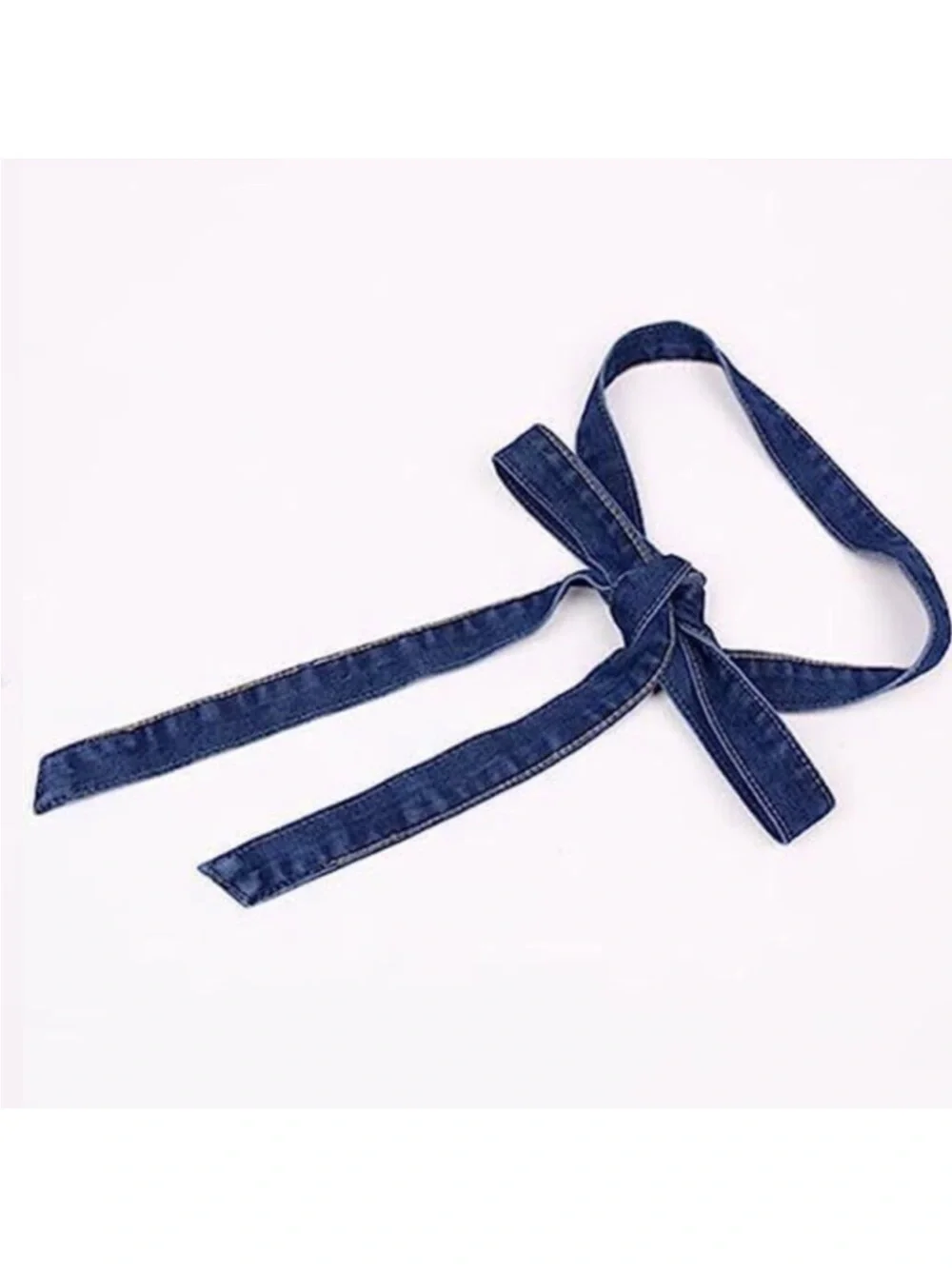Women Denim Waist Belt Self Tie Waist Band For Pants Jeans new